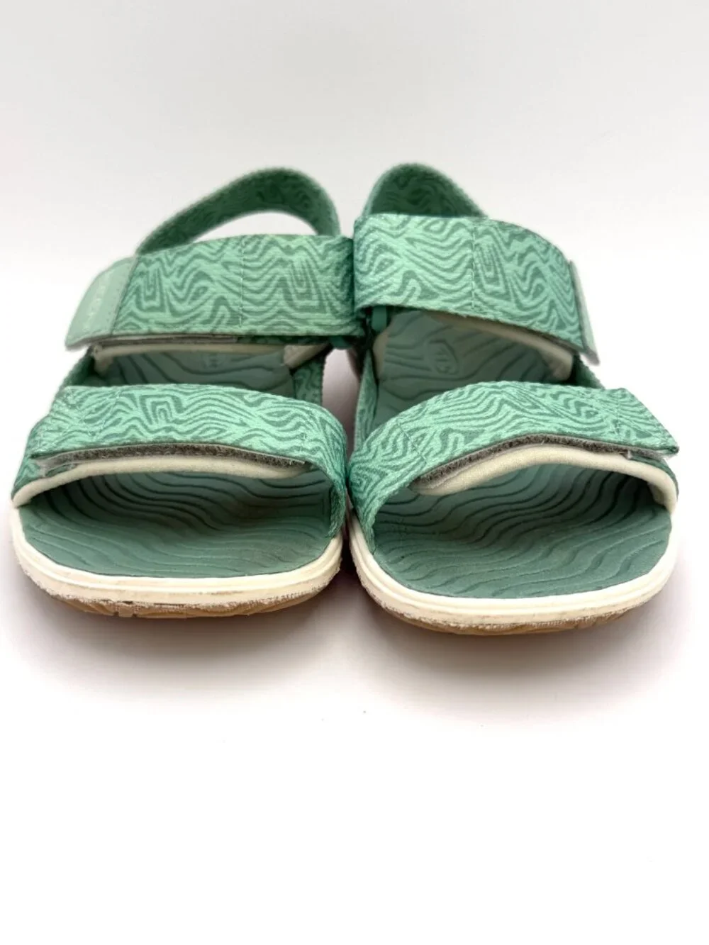 KEEN Elle Backstrap Toddler Sandals Lichen Star White US 10 M